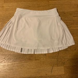 White Athleta Girls Tennis Skirt